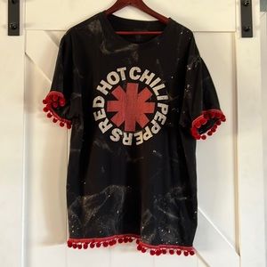 Red Hot Chili Peppers custom oversized shirt